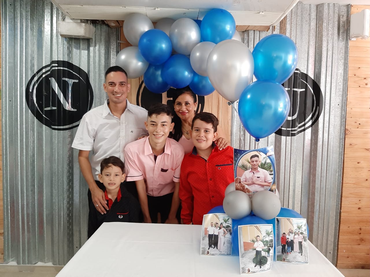 Nelson Ramírez Argúello, Samuel Ramírez García, Jhoan Ramírez García, Juan Ramírez García y Jaqueline García.